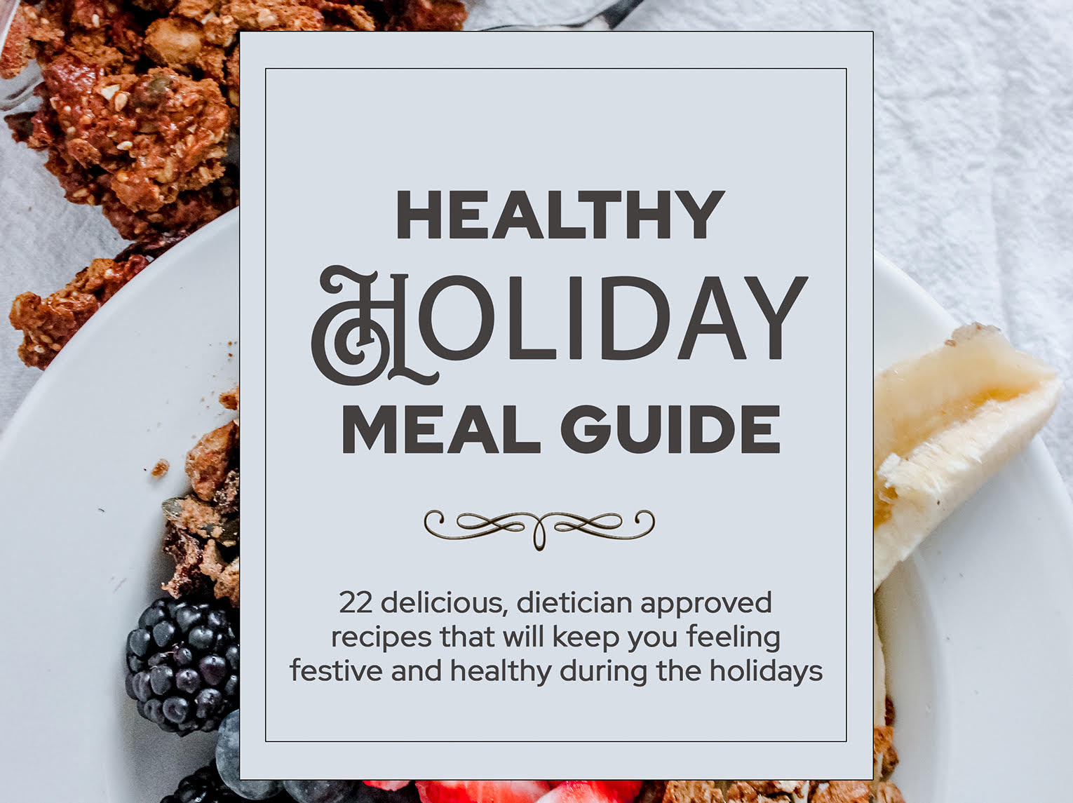 Sweat Nation Fitness Healthy Holiday Meal Guide Recipe PDF e-book
